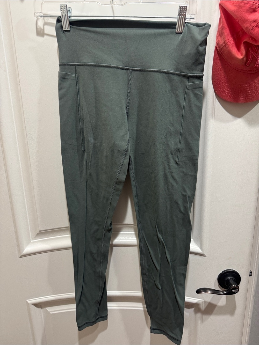 Athleta High-Rise Leggings in Olive